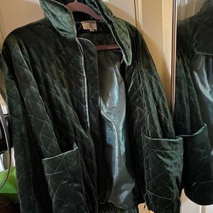 I AM GIA velvet coat